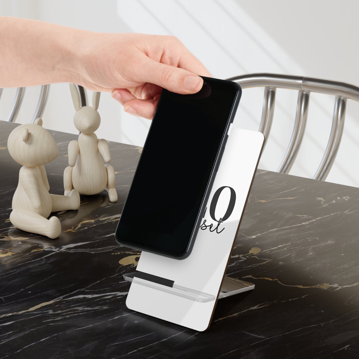 Smartphone Stand — “CEO Mindset” Mobile Display Stand