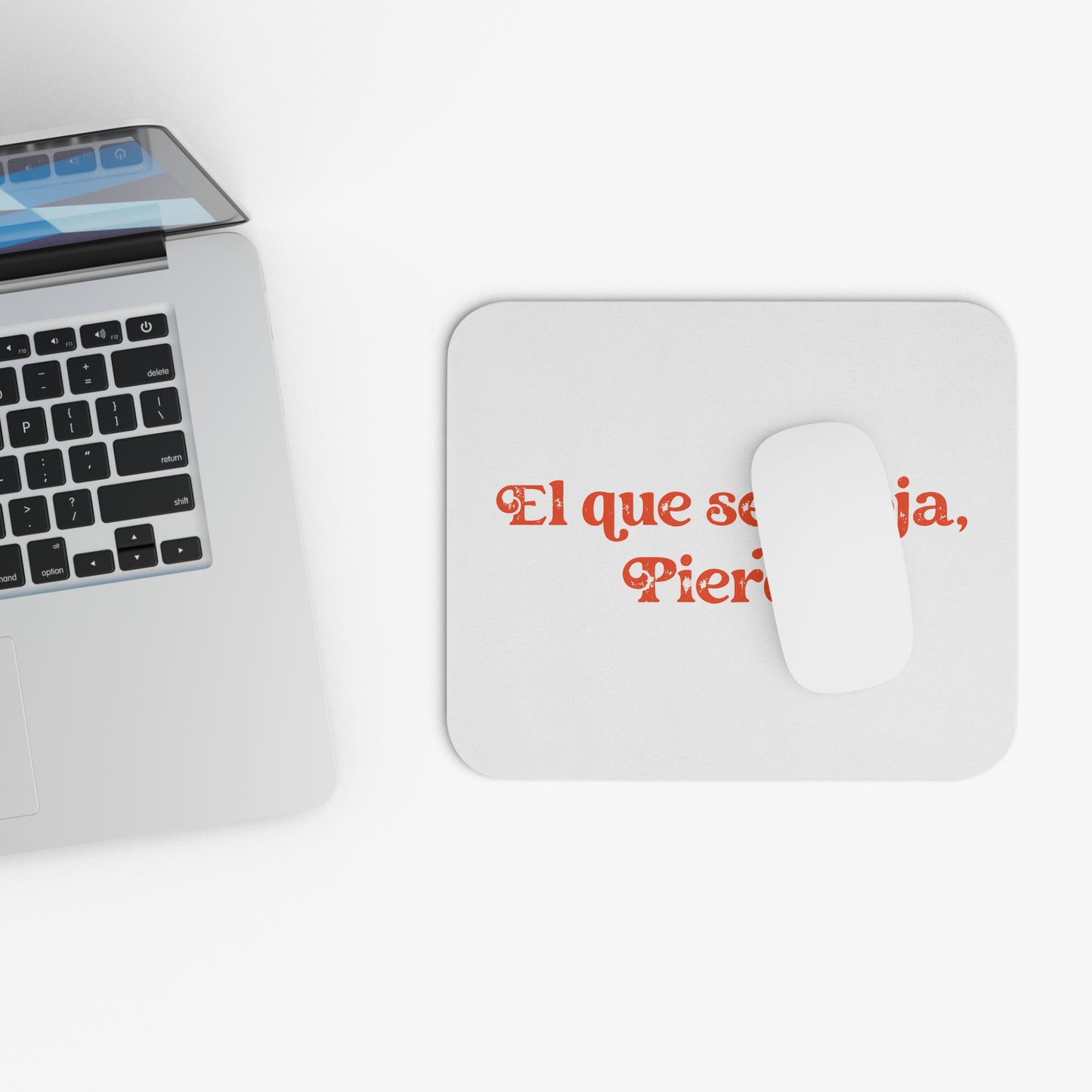 Spanish Quote Mouse Pad — "El que se enoja, pierde" Desk Mat