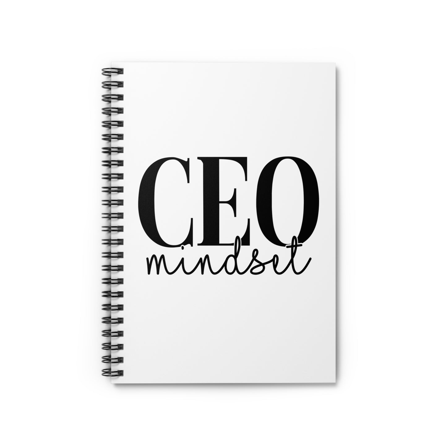 CEO Mindset Notebook – Spiral Ruled Journal for Entrepreneurs & Bosses
