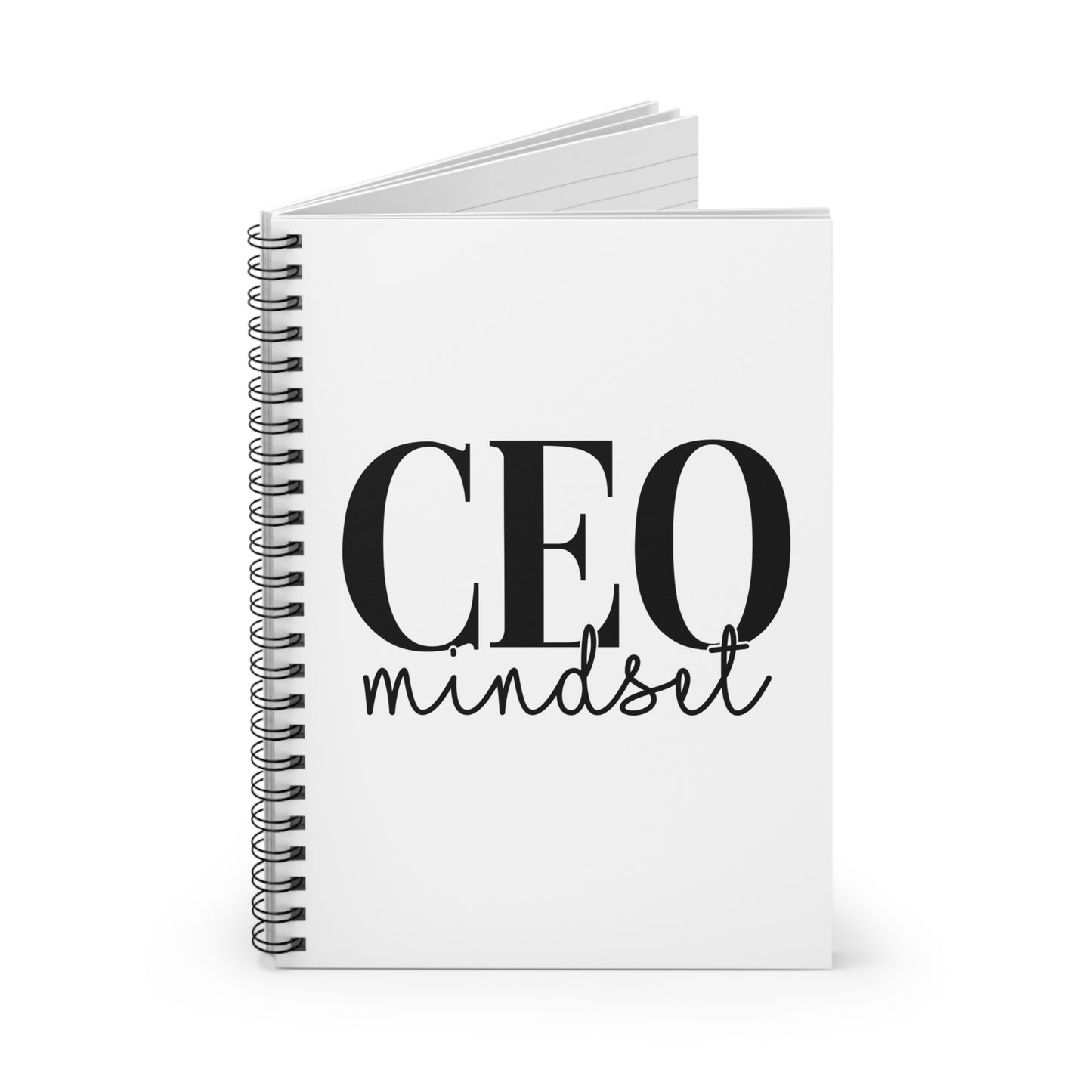CEO Mindset Notebook – Spiral Ruled Journal for Entrepreneurs & Bosses