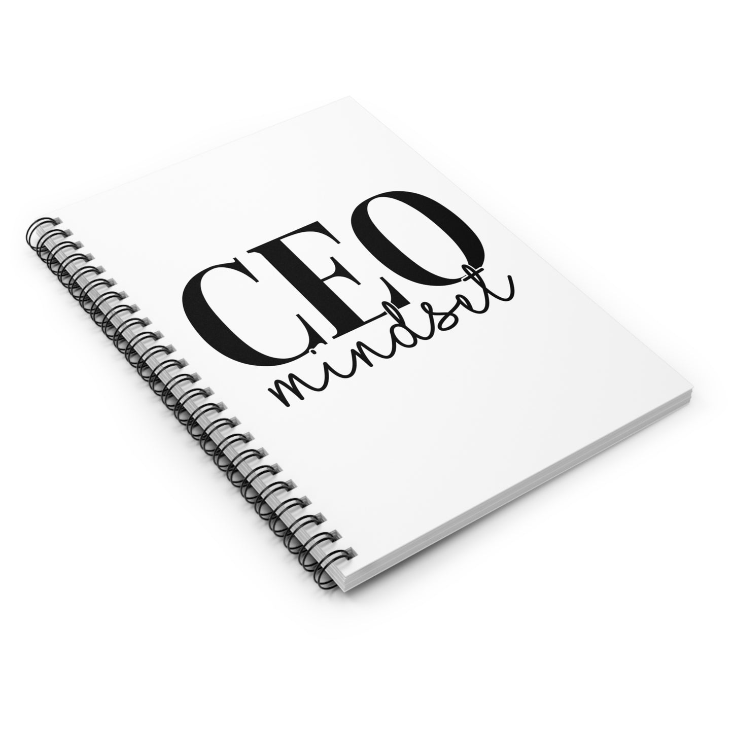 CEO Mindset Notebook – Spiral Ruled Journal for Entrepreneurs & Bosses