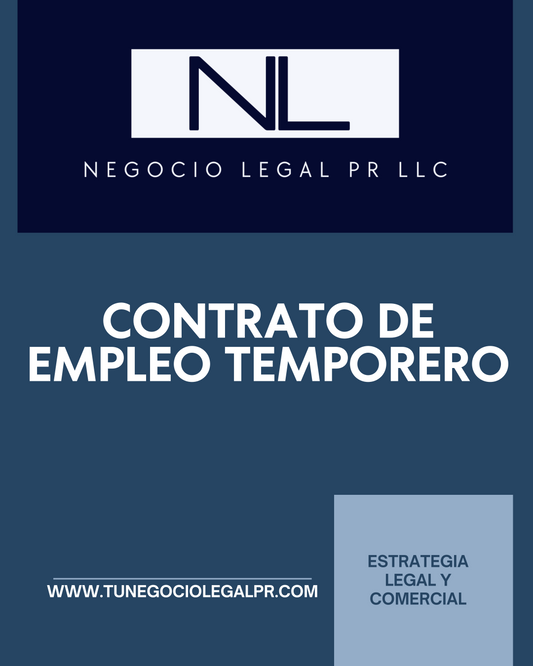 Contrato de Empleo Temporero