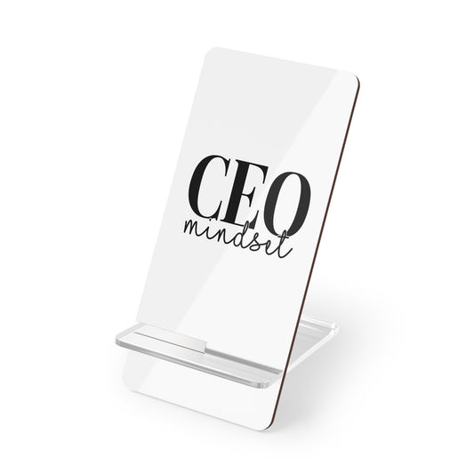 Smartphone Stand — “CEO Mindset” Mobile Display Stand