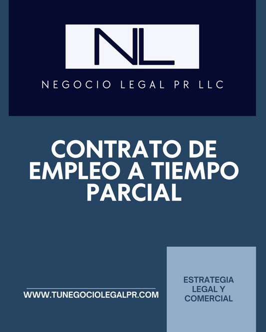 Contrato de Empleo a Tiempo Parcial