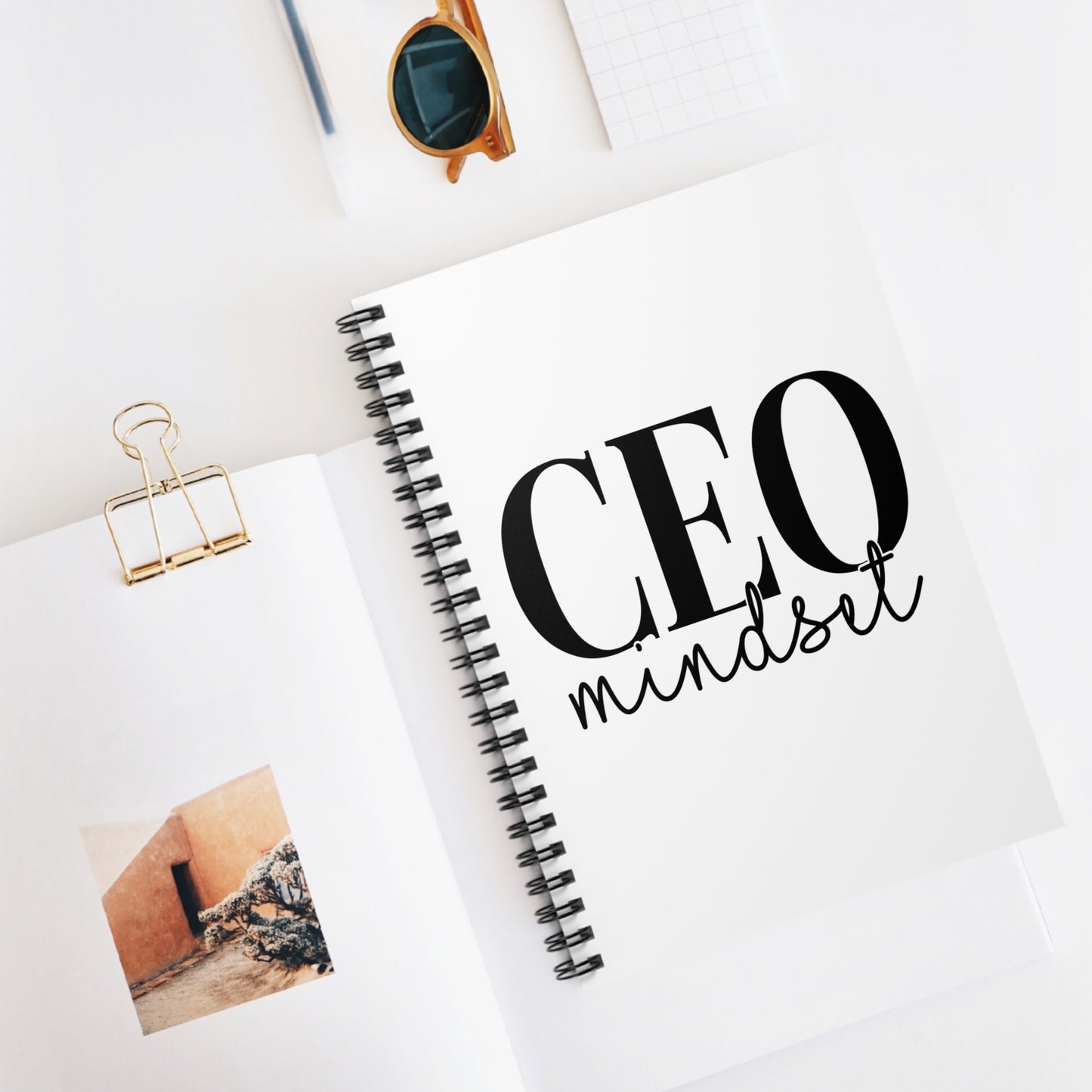 CEO Mindset Notebook – Spiral Ruled Journal for Entrepreneurs & Bosses